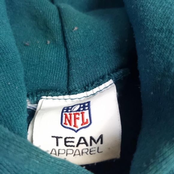 Vintage NFL Philadelphia Eagles USA Hoodie Midnight Green Mens Size XL. - Picture 4 of 4